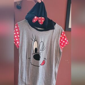 Gray and Pink Polka Dot Kids Shirt